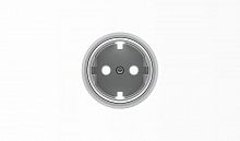 Накладка 1-м СП Sky Moon 16А IP20 кольцо для розетки Schuko с плоск. поверхностью хром. ABB 2CLA868890A1401