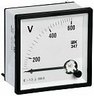 Вольтметр Э47 72х72мм 600В кл. точн. 1.5 IEK IPV10-6-0600-E