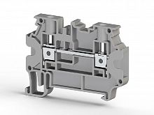 Клеммник на DIN-рейку 4кв.мм 2 ряда перем. сер. AVK 4R Klemsan 304390