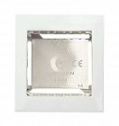 Цоколь для открытой установки на 1-2мод. с рамкой Zenit бел. ABB 2CLA299110N1101