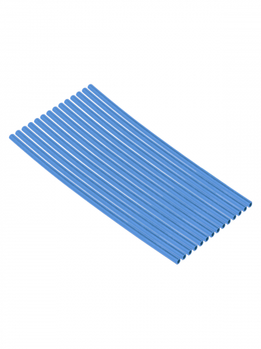 Набор трубок термоусаживаемых, клеевых "Моноцвет, синий 1,5/0,6 TDM" фото 2