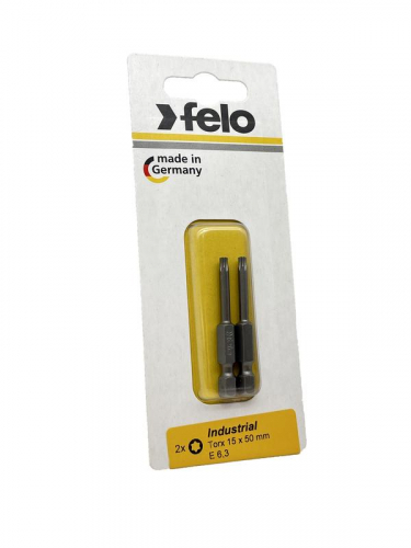 Бита Е6.3 TX15х50 Industrial (блист.2шт) FELO 03615536 фото 3