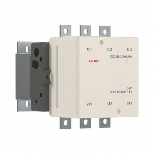 Контактор магнитный DSC330-3C00A230 330А 160кВт (AC3) 220В AC YON DSC330-3C00A230