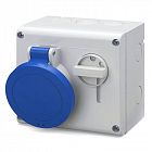 Розетка наружн. уст. 32А 230В 2P+E IP44 DKC DIS5003283