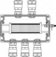 Корпус взрывозащищенный 220х120х90мм 1Ex e IIC T5 Gb IP66 GRP DKC 1231.041.19.01B