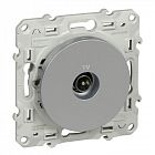 Розетка телевизионная оконечная TV 1-м Odace механизм алюм. SchE S53R445