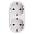 Разветвитель с заземл. 16А AD-2G 3.5кВт JazzWay 5004641