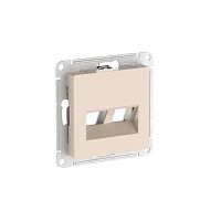 Накладка двойная AtlasDesign для информационных функций типа Keystone беж. SE ATN000290