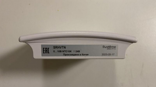 Датчик влажности и температуры комнатный 0-10В NTC10K 24В SE SRHVTN фото 3