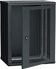 Шкаф LINEA W 15U 600х450мм перфорированная дверь RAL9005 ITK LWR5-15U64-PF