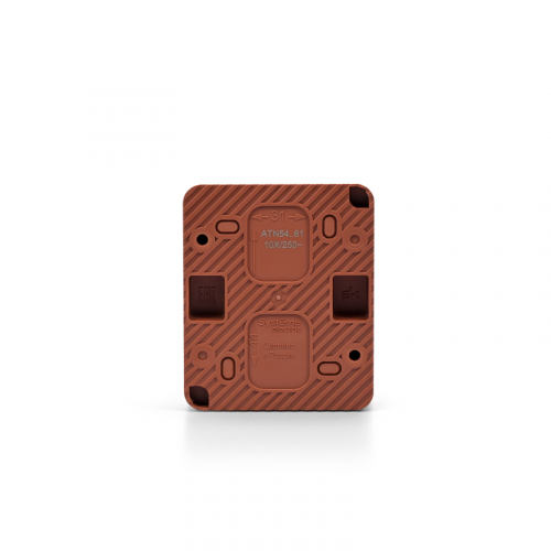 Переключатель проходной 1-кл. ОП AtlasDesign PROFI IP54 10AX терракот. SE ATN547061 фото 2