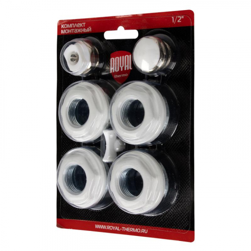 Комплект монтажный 1дюймх3/4дюйм бел. Royal Thermo НС-1490685 фото 7