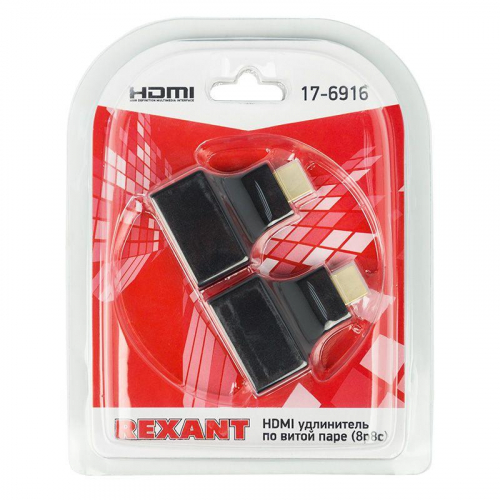 Удлинитель HDMI по витой паре (8p8c) Rexant 17-6916 фото 4