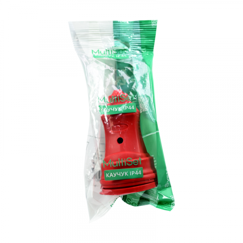 Розетка кабельная MultiSet 16А 2К+З 250В IP44 каучук красн. SE MST4402RD фото 2