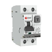Выключатель автоматический дифференциального тока 6А 30мА тип AC 6кА АВДТ-63 электрон. PROxima EKF DA63-6-30e-AC