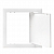 Люк ревизионный 200х200 пластик Basic EKF lp-200x200