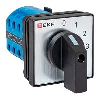 Переключатель кулачковый ПК-1-102 2п 10А "0-1-2-3" IP65 EKF pk-1-102-10-65