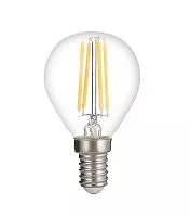 Лампа светодиодная филаментная PLED OMNI 6Вт G45 4000К нейтр. бел. E14 230В/50Гц FR JazzWay 5021150