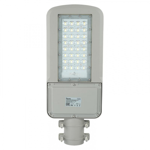Светильник светодиодный SP3050 80Вт 4000К IP65 AC 230В/50Гц уличный сер. FERON 41267
