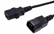 Кабель питания С13-C14, 3х0.75, 220В, 10A, 2200 Вт, чёрный, 3м Filum FL-PC10-C13-C14-3M