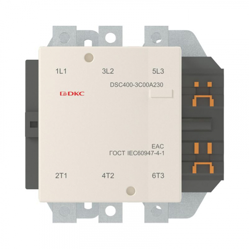 Контактор магнитный DSC400-3C00A230 400А 200кВт (AC3) 220В AC YON DSC400-3C00A230 фото 2