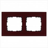 Рамка 2-м G-Glass стекло гранат. JasmartG1002GH
