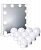 Комплект светодиодных светильников ML-L10 подсветка для зеркала диммер JazzWay 5035614
