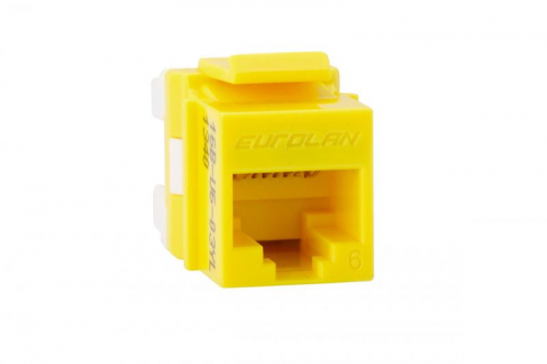 Модуль UTP кат.6 Keystone желт. Eurolan 16B-U6-03YL