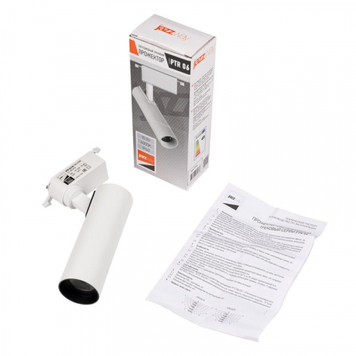 Светильник светодиодный трековый PTR 0610 10Вт 4000К IP40 24град. WH бел. Pro JazzWay 5035737 фото 9