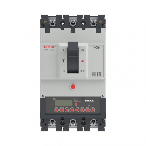 Выключатель автоматический 3P 630А 70кА pro MNX630L при AC415V расцепитель ETE YON MNX630L3PETE0630 фото 2