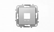 Накладка для механизмов зарядного устройства USB арт.8185 SKY нерж. сталь ABB 2CLA858500A1401