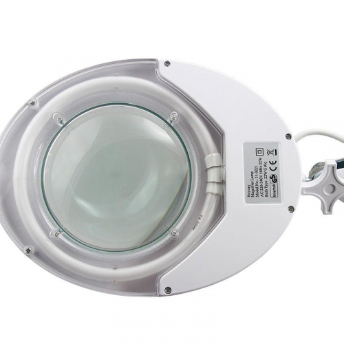 Лупа на струбцине круглая 5D с подсветкой с крышкой бел. Rexant 31-0222 фото 3