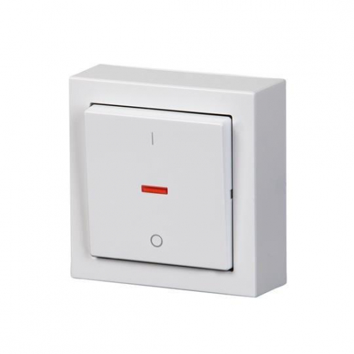 Выключатель 1-кл. 2п ОП Impressivo 16А IP20 бел. ABB 2TKA00001840