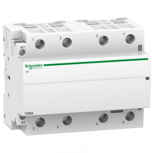 Контактор модульный Acti9 iCT100A 4НО 220/240В AC SchE A9C20884