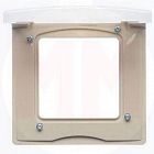 Рамка 1-м Etika IP44 с защ. крышкой сл. кость IEK 672560