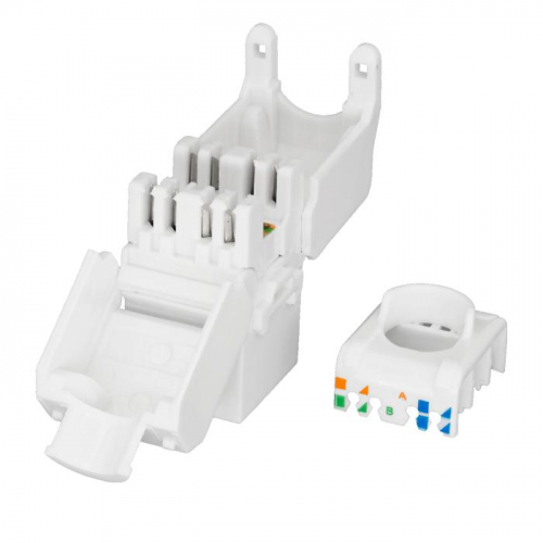 Модуль Keystone Jack RJ45 (8P8C) UTP кат.6 без инструмента SUPRLAN 10-0342 фото 3