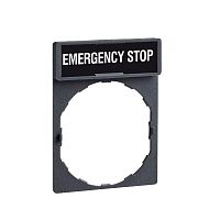 Этикетка "EMERGENCY STOP" SchE ZBY2330