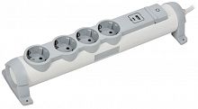 Удлинитель 4х1.5м 16А IP20 2хUSB+4х2P+E IEK 694615