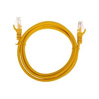 Патч-корд U/UTP CAT 5e RJ45-RJ45 26AWG LSZH желт. 1.5м Rexant 02-0105-105