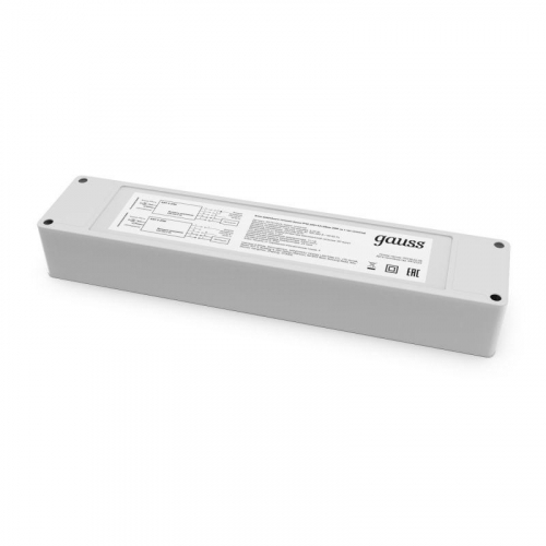 Блок аварийного питания IP40 205х42х28мм 20Вт на 1 час Universal GAUSS 997911024 фото 3