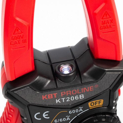 Клещи токовые цифровые "PROLINE" KT 206B КВТ 79130 фото 2