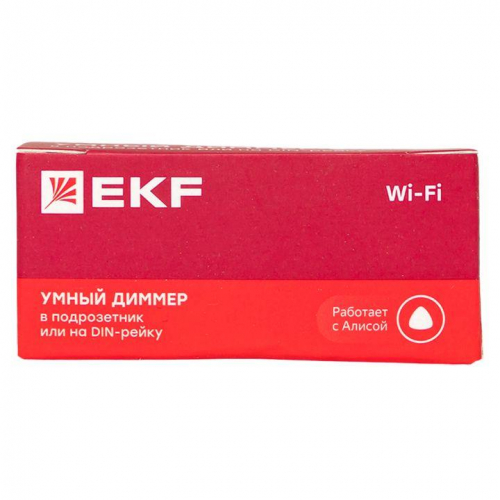 Диммер в подрозетник 1-канальный Умный Wi-Fi Connect EKF sdsh-1g-wf фото 3