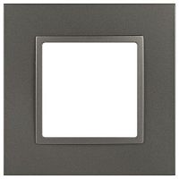 Рамка 1-м Elegance 14-5011-16 Classic для розеток и выключателей титан Эра Б0065823