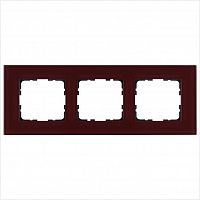 Рамка 3-м G-Glass стекло гранат. JasmartG1003GH