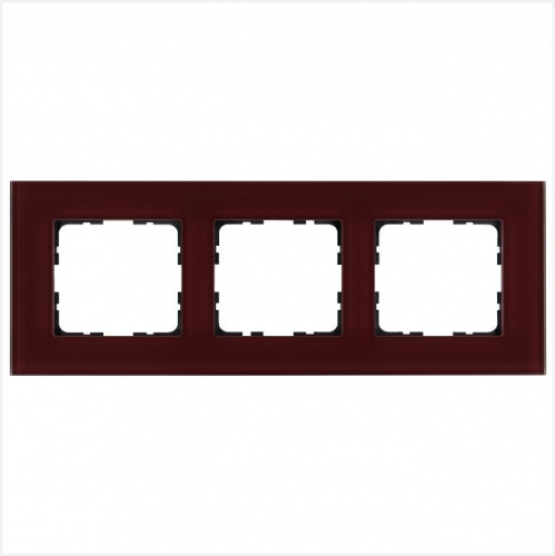 Рамка 3-м G-Glass стекло гранат. JasmartG1003GH
