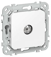 Розетка телевизионная оконечная СП FLITE РТВм-1-1-1-ФлБ тип M экранир. механизм бел. IEK FI-A13-O-K01