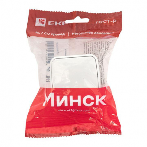 Выключатель 1-кл. ОП Минск 10А IP20 бел. Basic EKF EGV10-021-10 фото 6