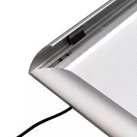 Панель светодиодная световая подвесная односторонняя Постер Clip 500х700 (тросы 2шт х 2м с креплениями к плоскости) Rexant 670-1212