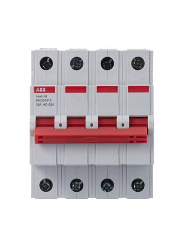 Выключатель нагрузки мод. 4п 16А Basic M BMD51416 ABB 2CDD644051R0016 фото 2