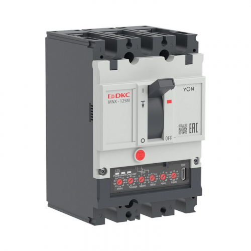Выключатель автоматический 3P 63А 100кА pro MNX125M при AC415V расцепитель ETS YON MNX125M3PETS0063